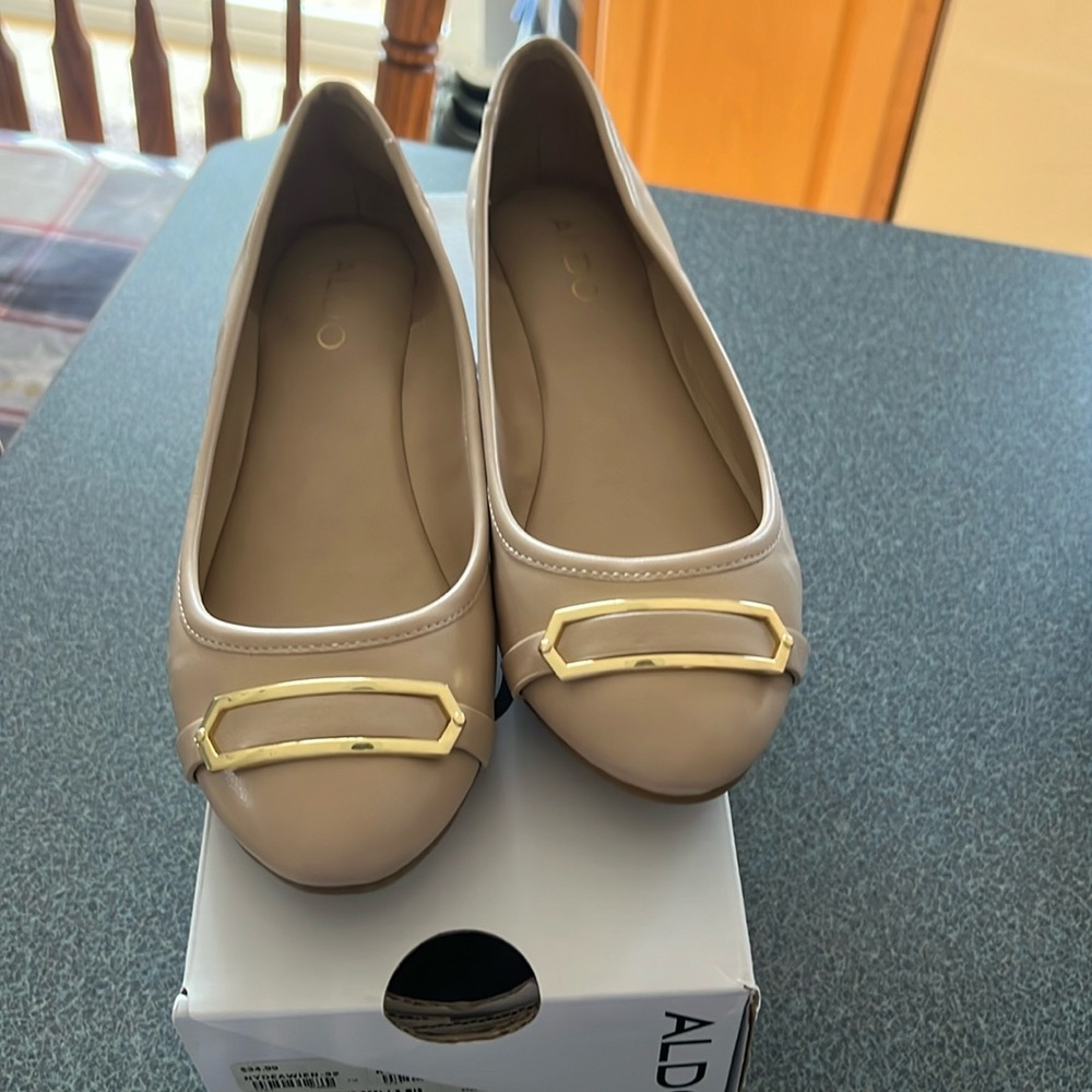 Tan Aldo Flats